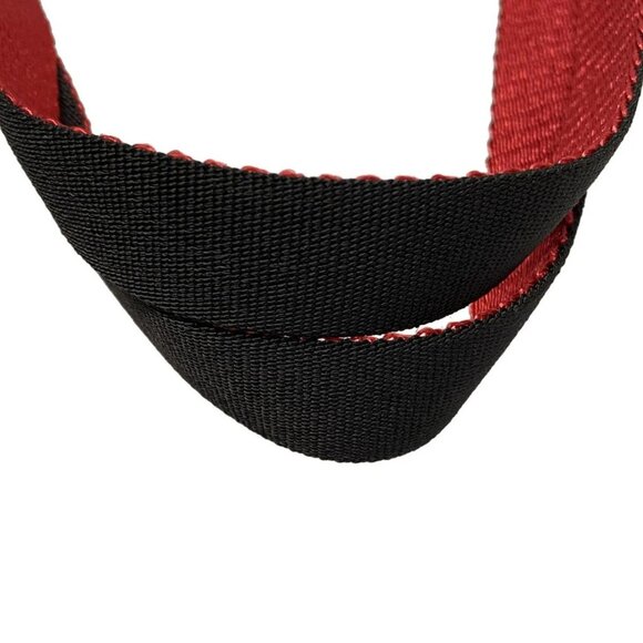 Auth CHRISTIAN LOUBOUTIN Black Red Canvas Tote Bag - Picture 9 of 16